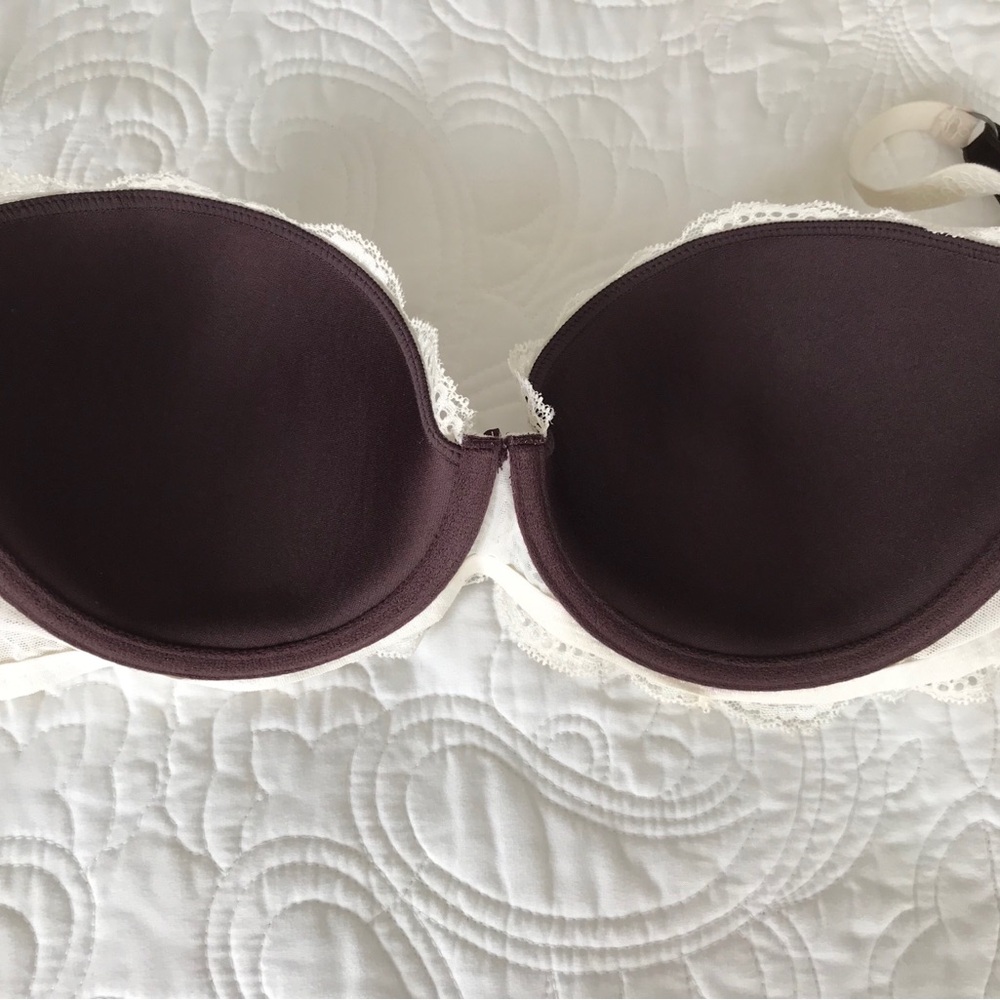 Le Mystere Isabella All Over Lace Bra and Panty Set 32F/Medium - Picture 5 of 11